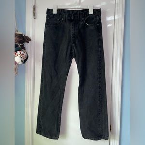 Levi’s 505 Black Jeans